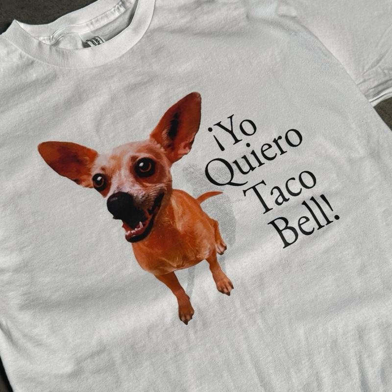 Taco Bell Chihuahua Dog 100% Cotton Tee