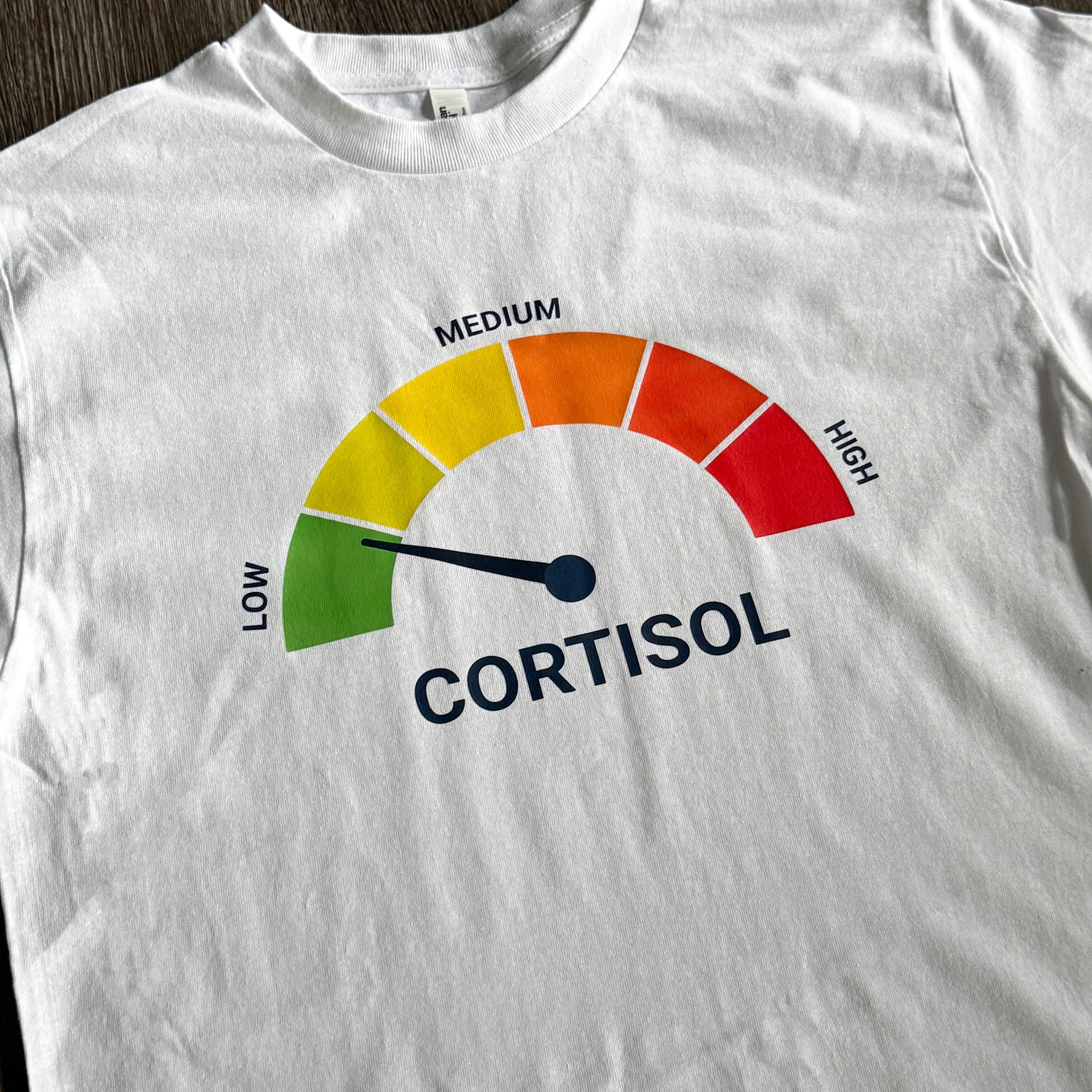 High Cortisol/ Low Cortisol 100% Cotton T-Shirt