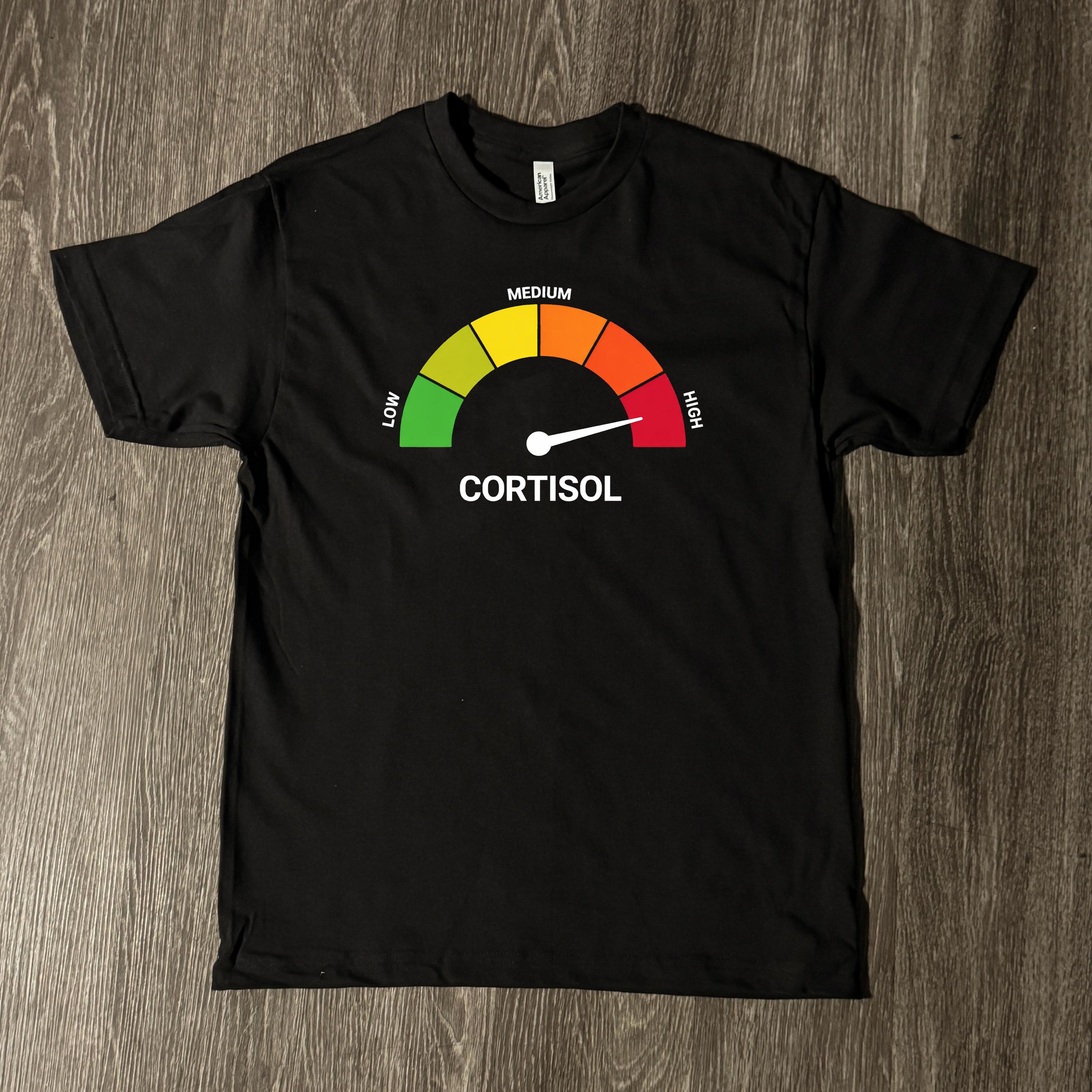 High Cortisol/ Low Cortisol 100% Cotton T-Shirt
