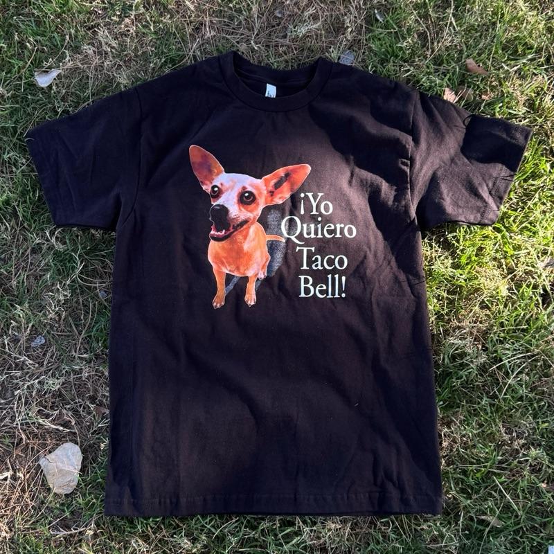Taco Bell Chihuahua Dog 100% Cotton Tee