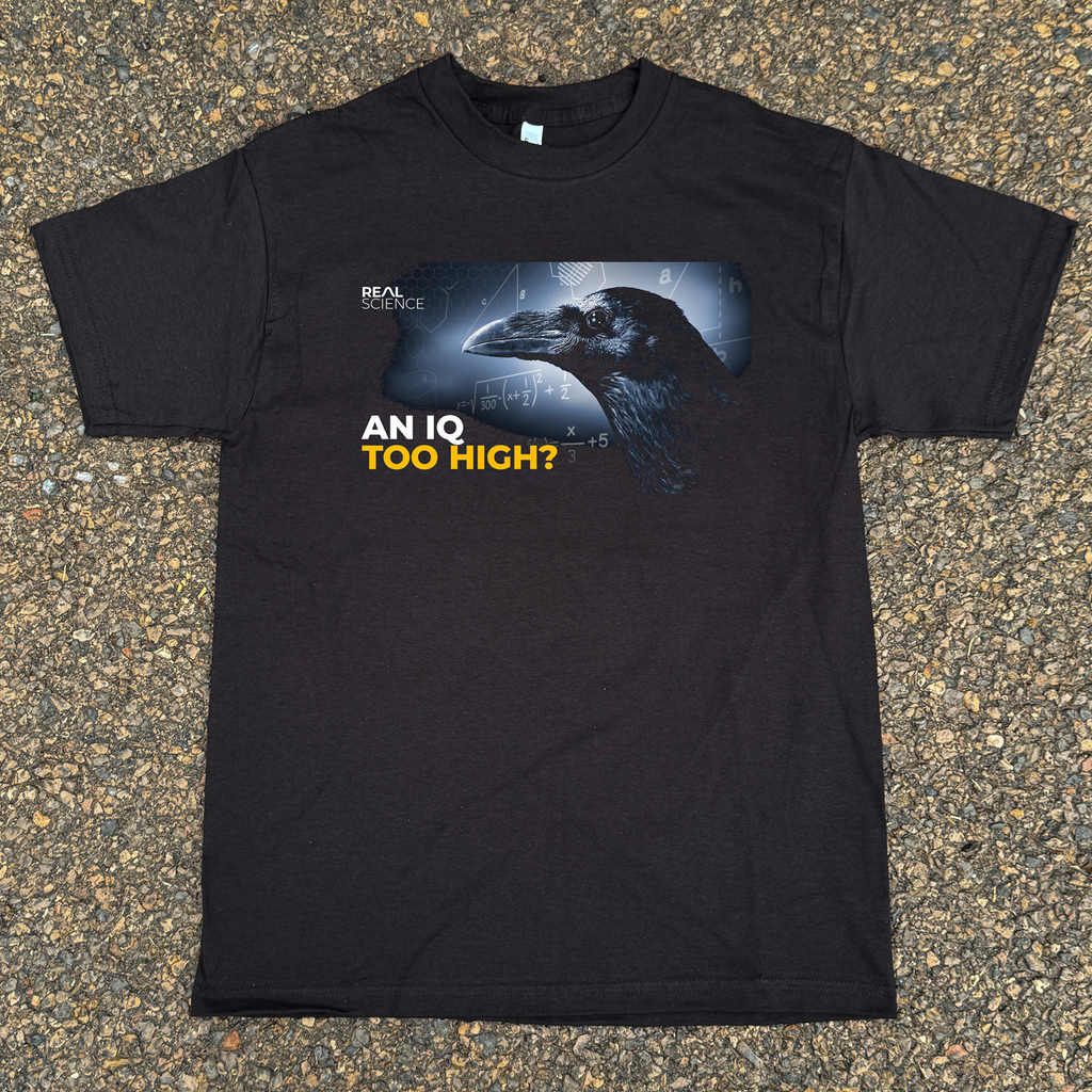 Low IQ/ High IQ Crow Meme 100% Cotton T-Shirt
