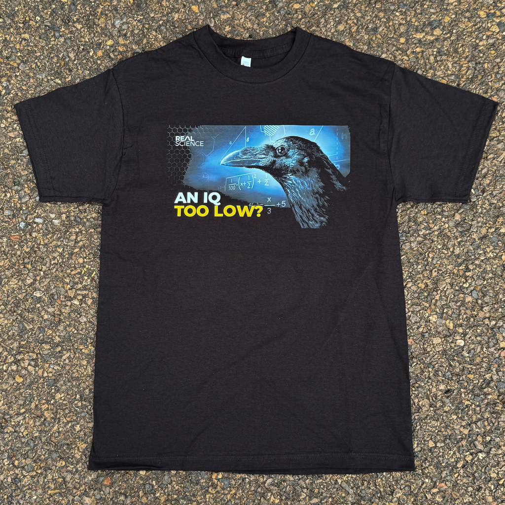 Low IQ/ High IQ Crow Meme 100% Cotton T-Shirt
