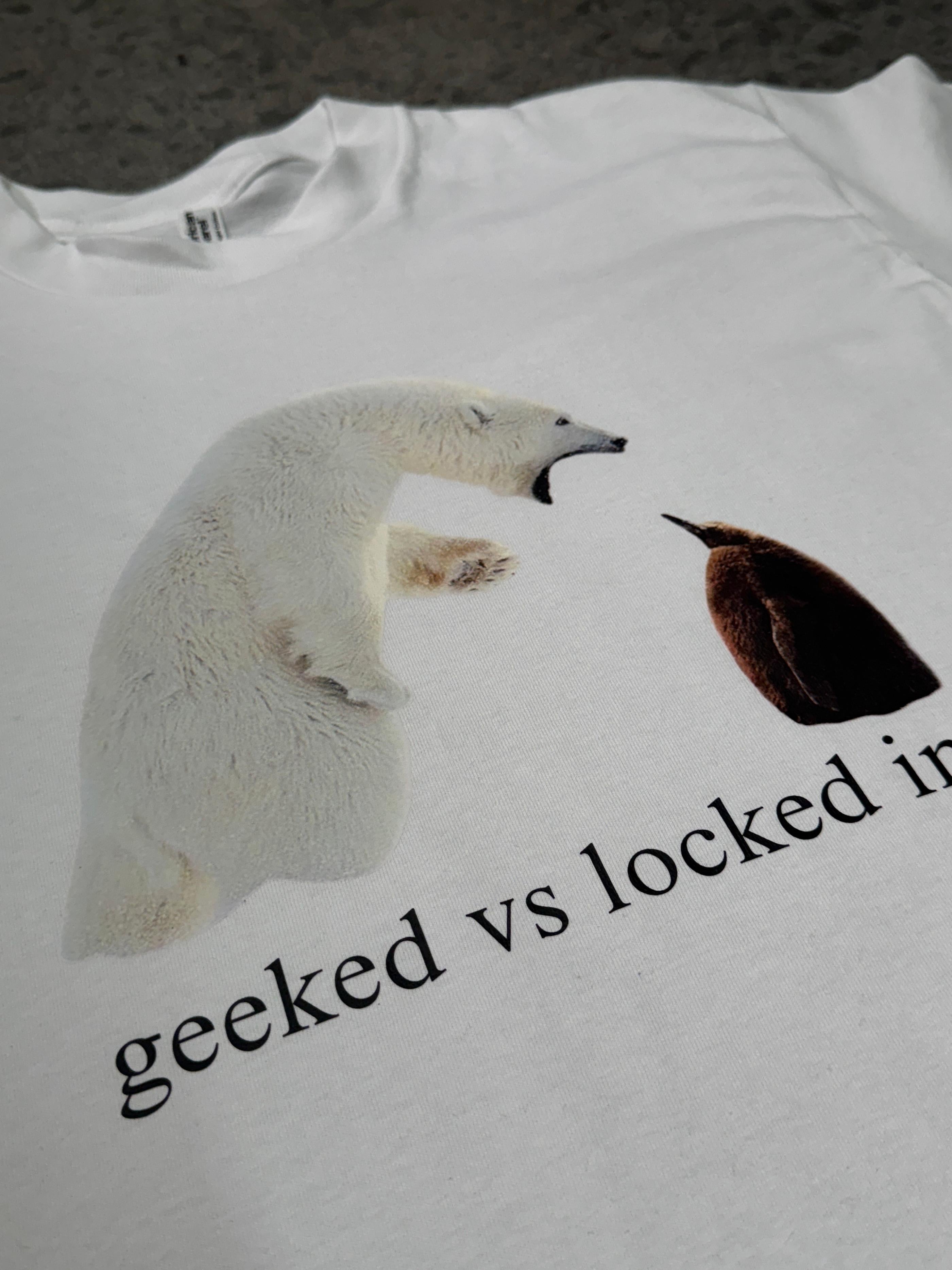 Polar Bear Ragebait Funny 100% Cotton Tee